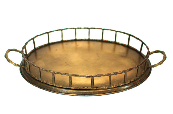 Mid-Century Vintage Brass Tray