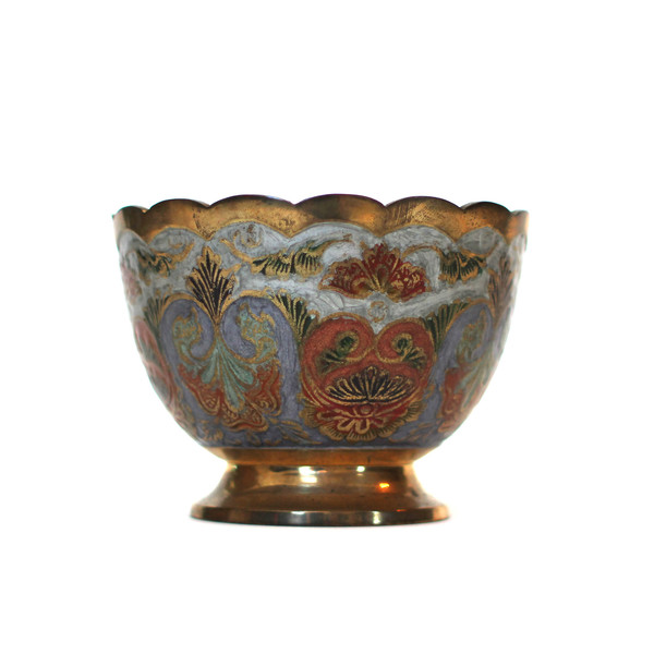 Vintage Indian Brass Dish